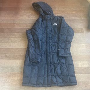 EUC Womens North Face Black Coat Large